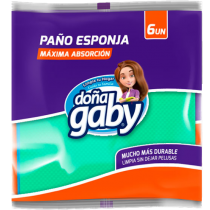 Doña Gaby Paño Esponja X6 uni.