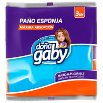 Doña Gaby Paño Esponja X3 uni.
